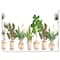 Designart - Trio of Houseplants Sanseviera Snake Plant - Farmhouse Canvas Wall Art Print